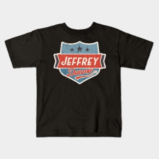 Jeffrey Dahmer vintage art Kids T-Shirt